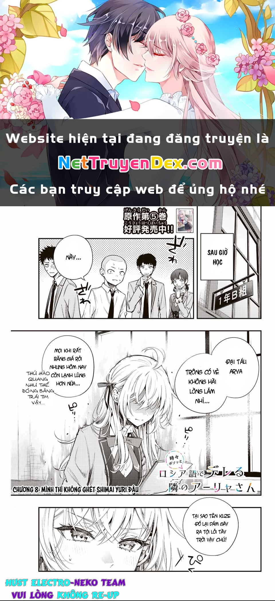 Arya-san bàn bên thi thoảng lại thả thính tôi bằng tiếng Nga Chapter 8 - 1