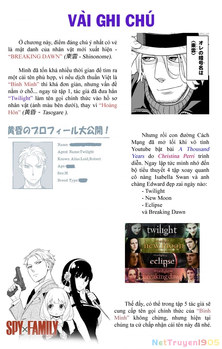Gia Đình Điệp Viên Chapter 27 - 30