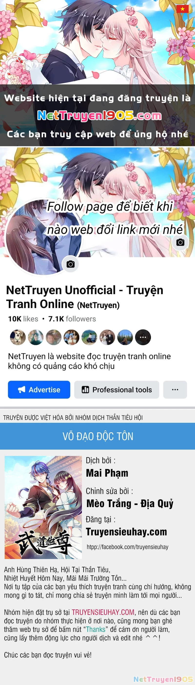 Võ Đạo Độc Tôn Chapter 72 - 1