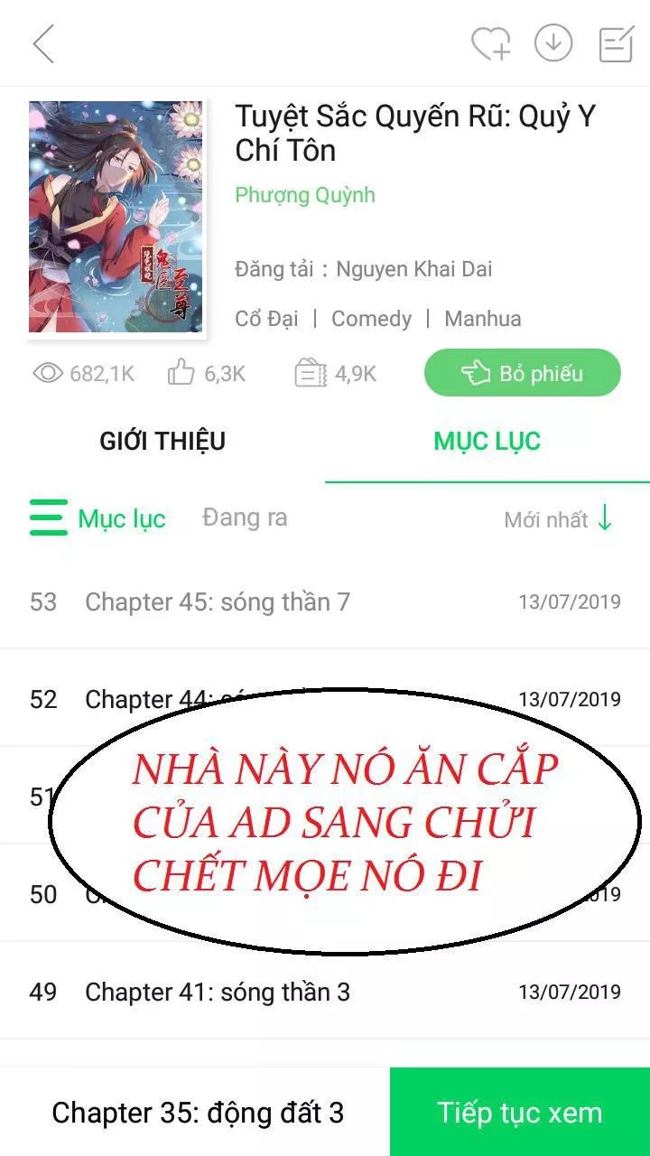 Tuyệt Sắc Quyến Rũ: Quỷ Y Chí Tôn Chapter 50 - 40