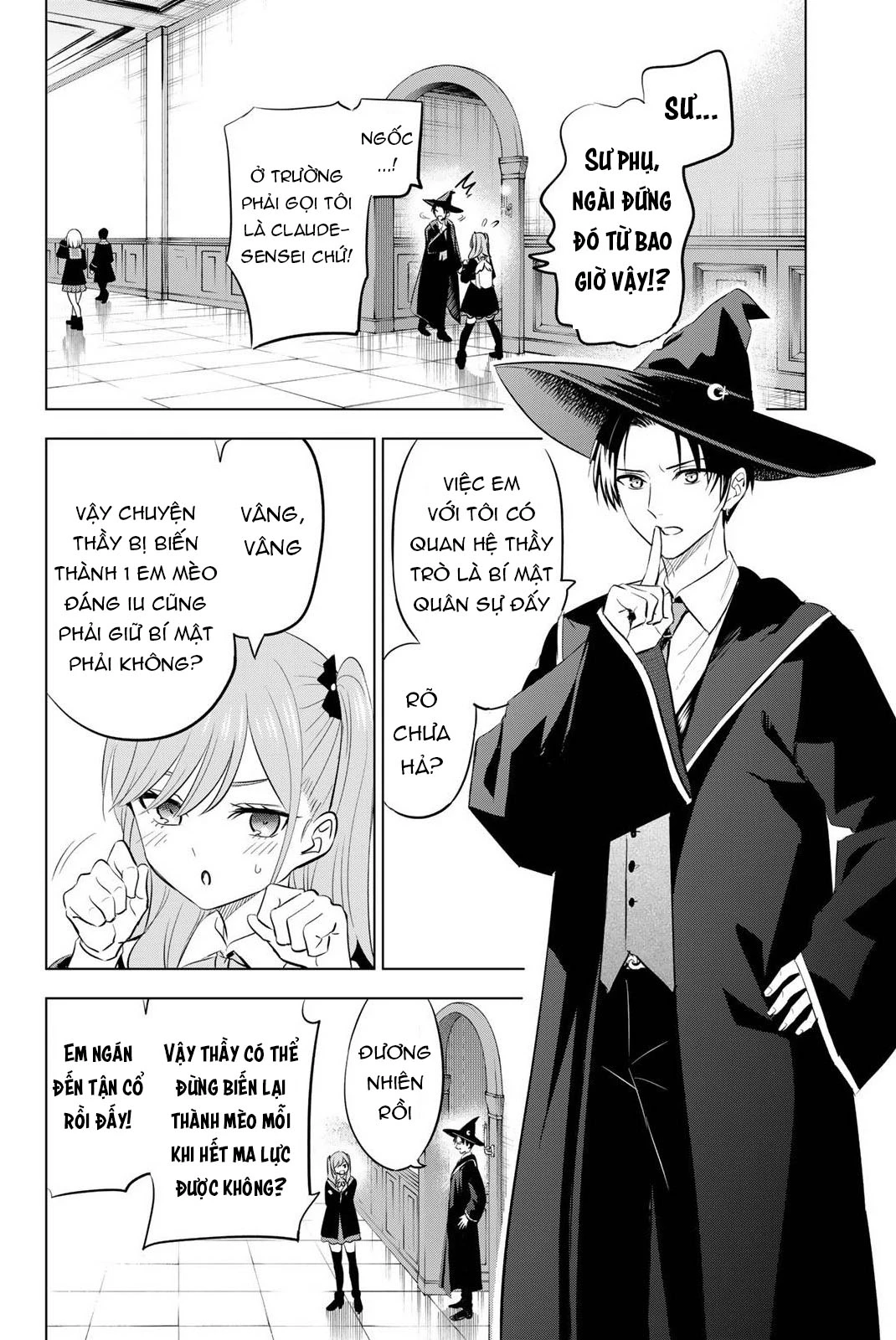 Hắc Miêu Và Lớp Học Phù Thủy Chapter 4 - 6
