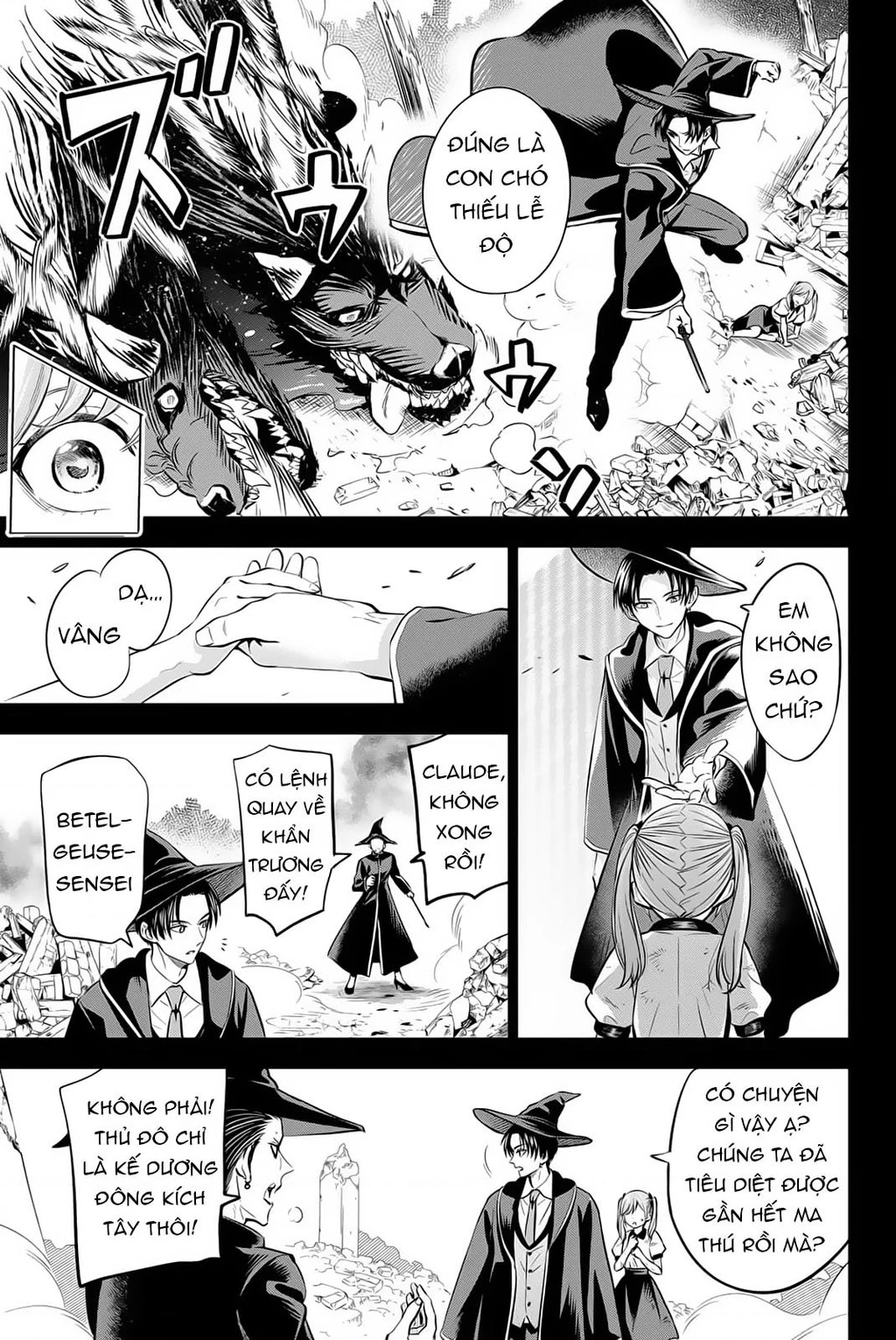 Hắc Miêu Và Lớp Học Phù Thủy Chapter 35 - 4