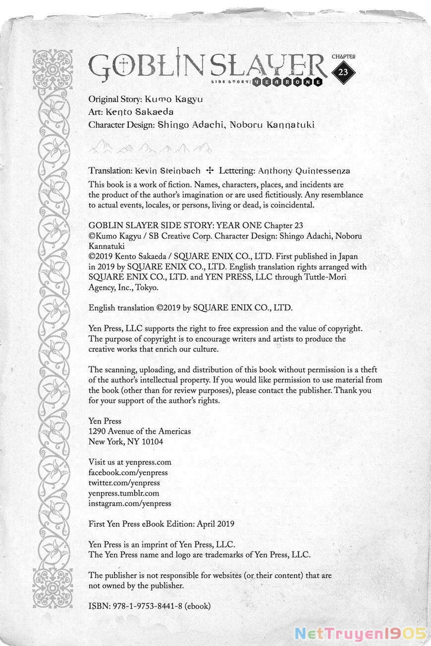 Goblin Slayer Gaiden: Year One Chapter 23 - 23