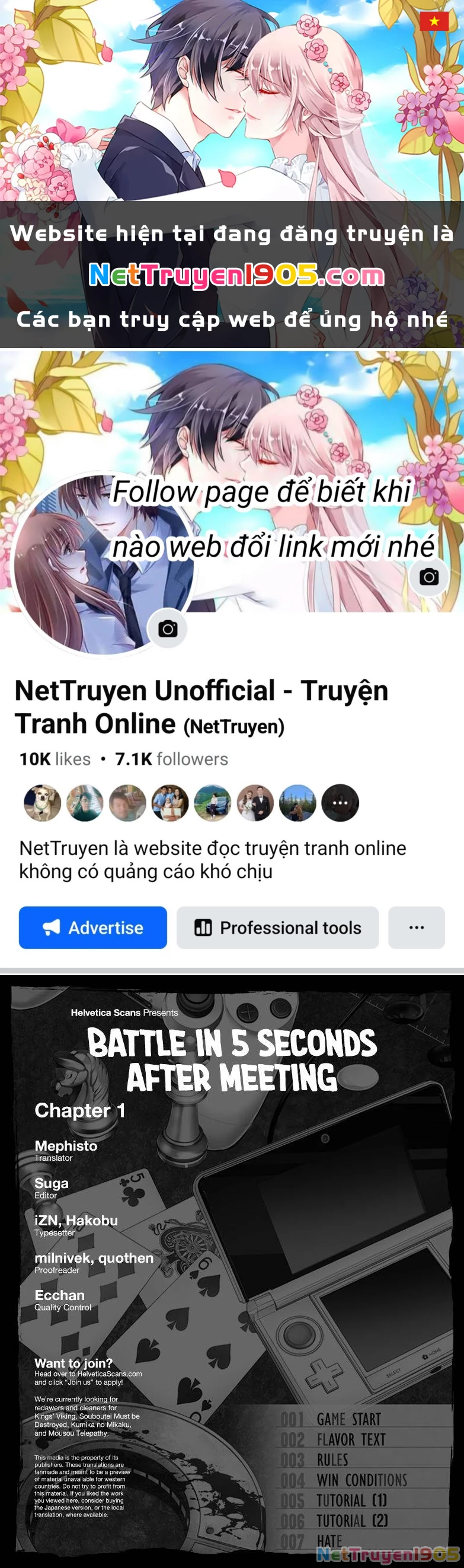 Trận Chiến Bắt Đầu Sau 5 Giây Chapter 1 - 1