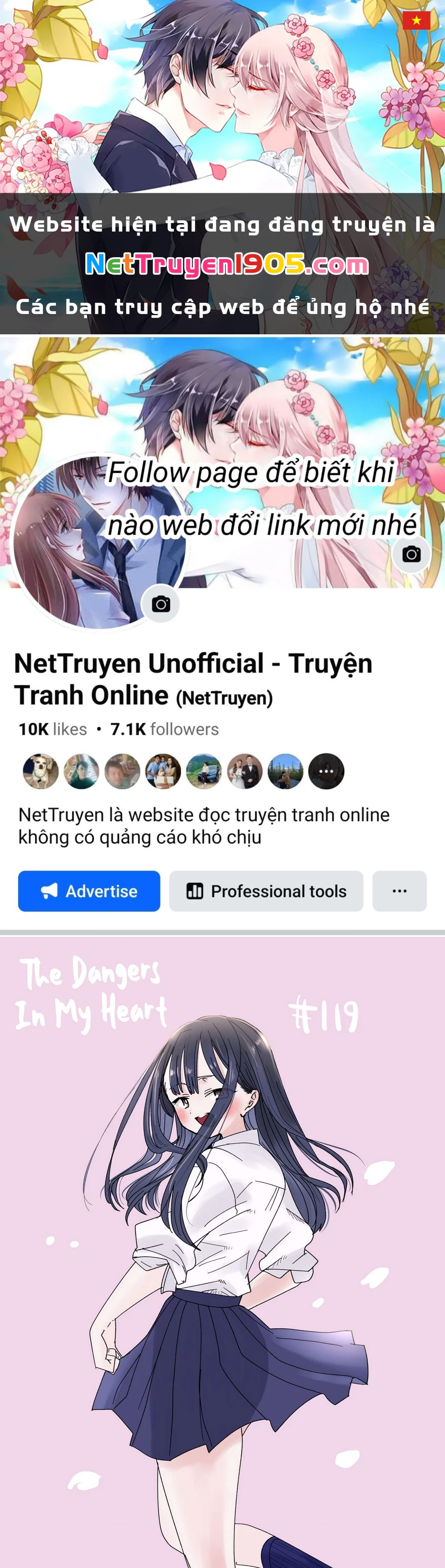 Boku No Kokoro Yabai Yatsu Chapter 119 - 1