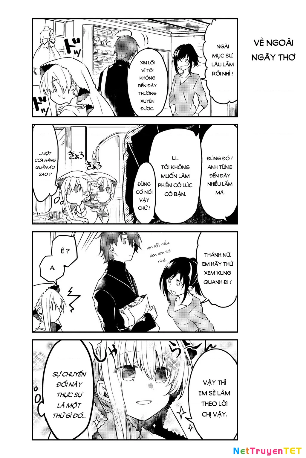 Shiro Seijo to Kuro Bokushi Chapter 3 - 4