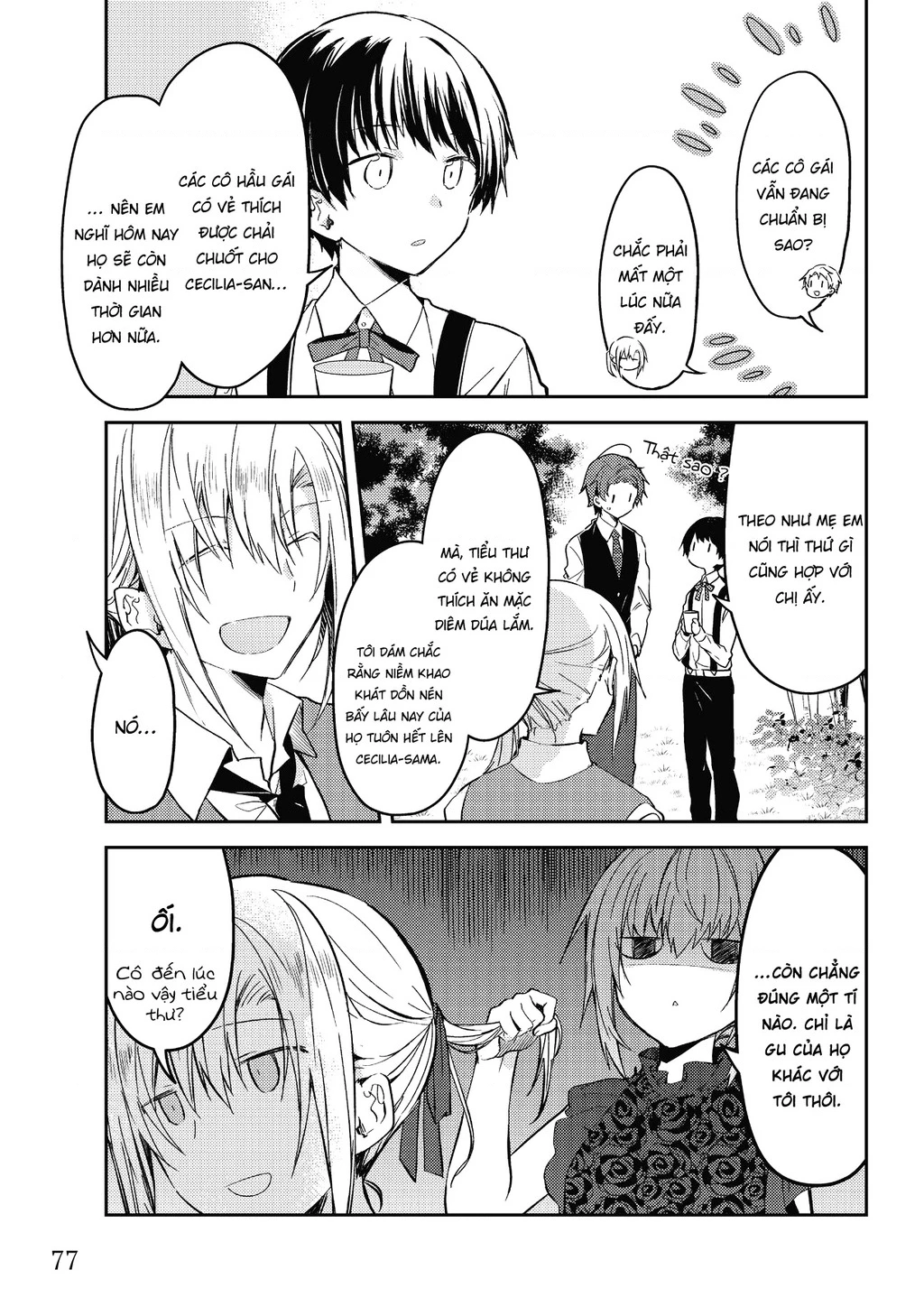 Shiro Seijo to Kuro Bokushi Chapter 36 - 4