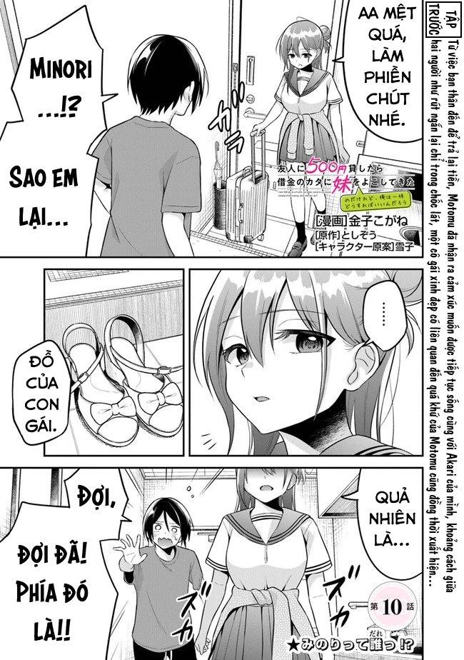 Yuujin Ni 500 Yen Kashitara Shakkin No Kata Ni Imouto Wo Yokoshitekita No Dakeredo, Ore Wa Ittai Dou Chapter 10 - 2