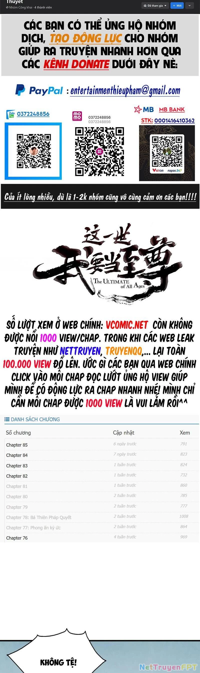 Vạn Cổ Chí Tôn Chapter 167 - 2