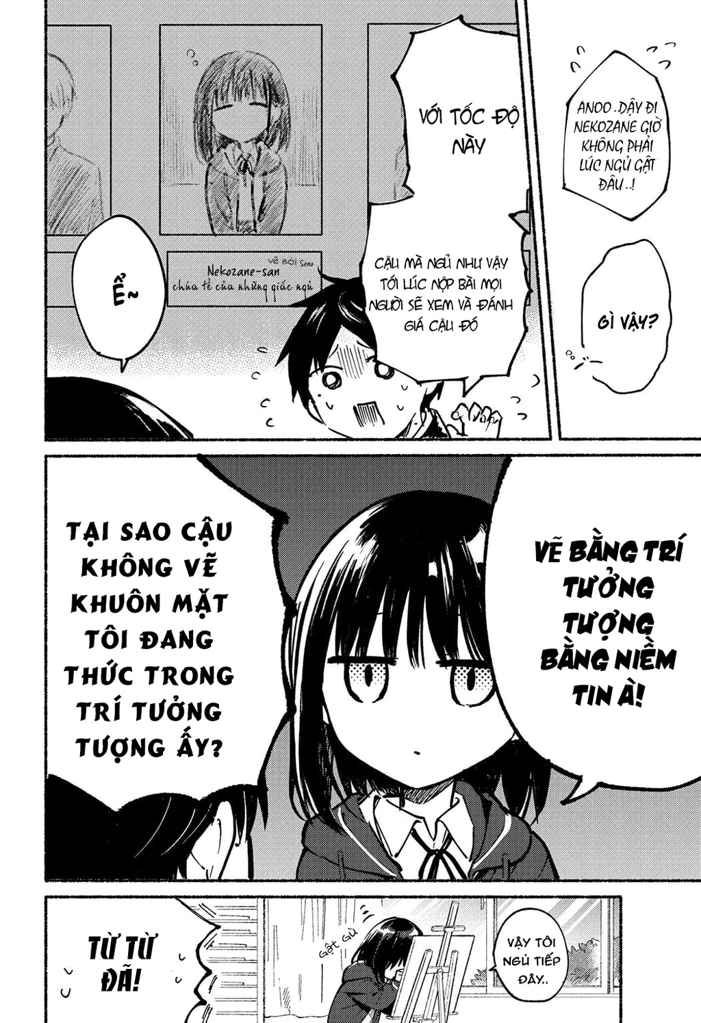 Cô Nàng Mèo Ngủ Gật Và Chàng Trai Hướng Nội Chapter 4 - 4