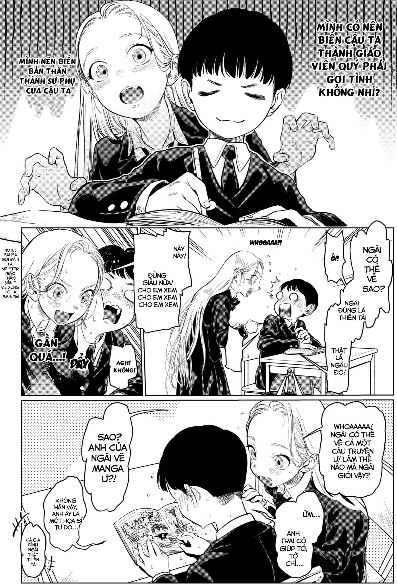 Bé Sơ Trung Sasha Và Thằng Bạn Otaku Cùng Lớp Chapter 3 - 2