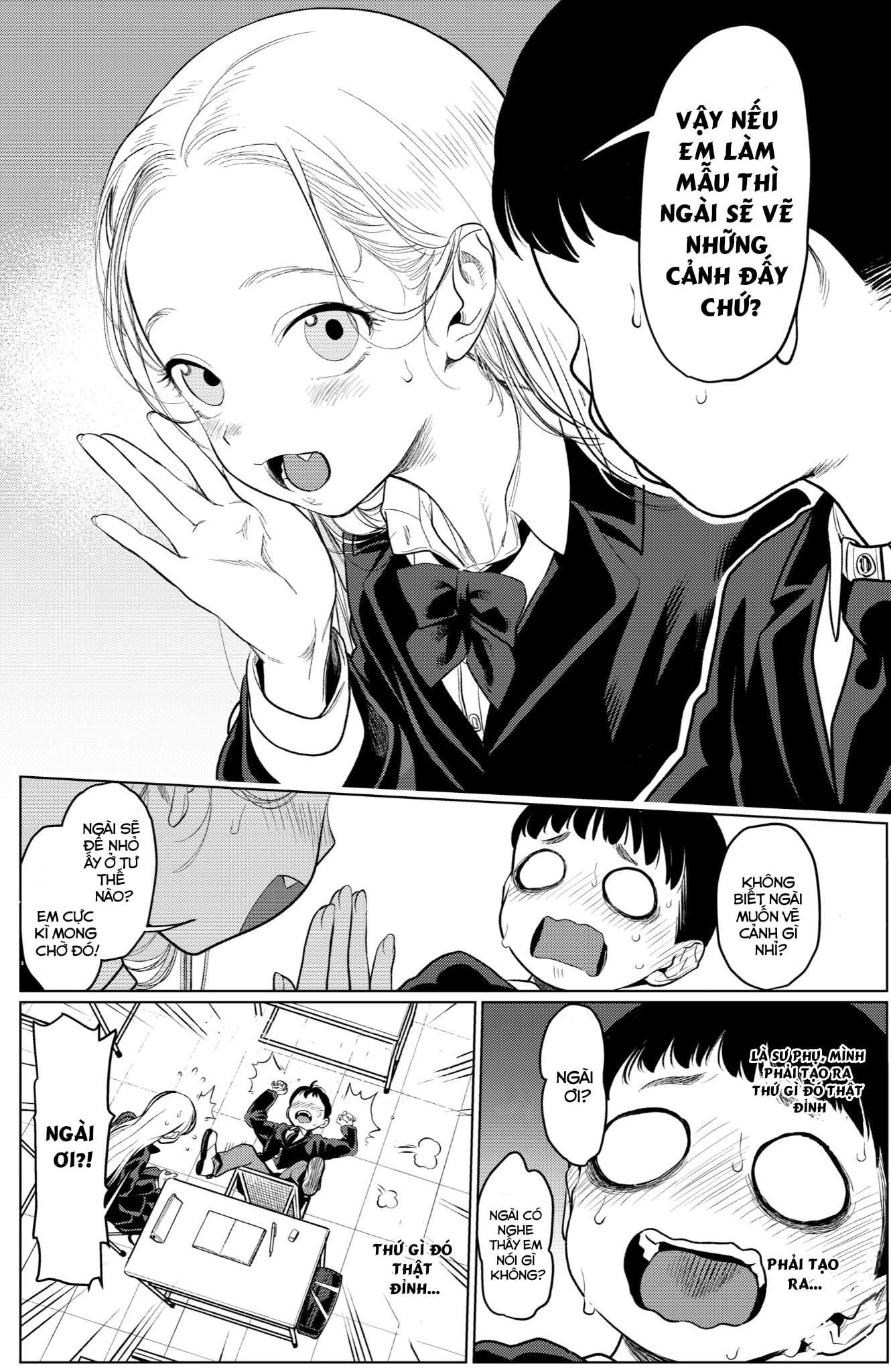 Bé Sơ Trung Sasha Và Thằng Bạn Otaku Cùng Lớp Chapter 3 - 4