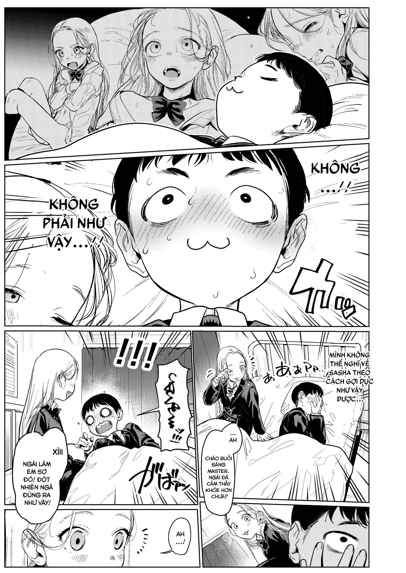 Bé Sơ Trung Sasha Và Thằng Bạn Otaku Cùng Lớp Chapter 4 - 3