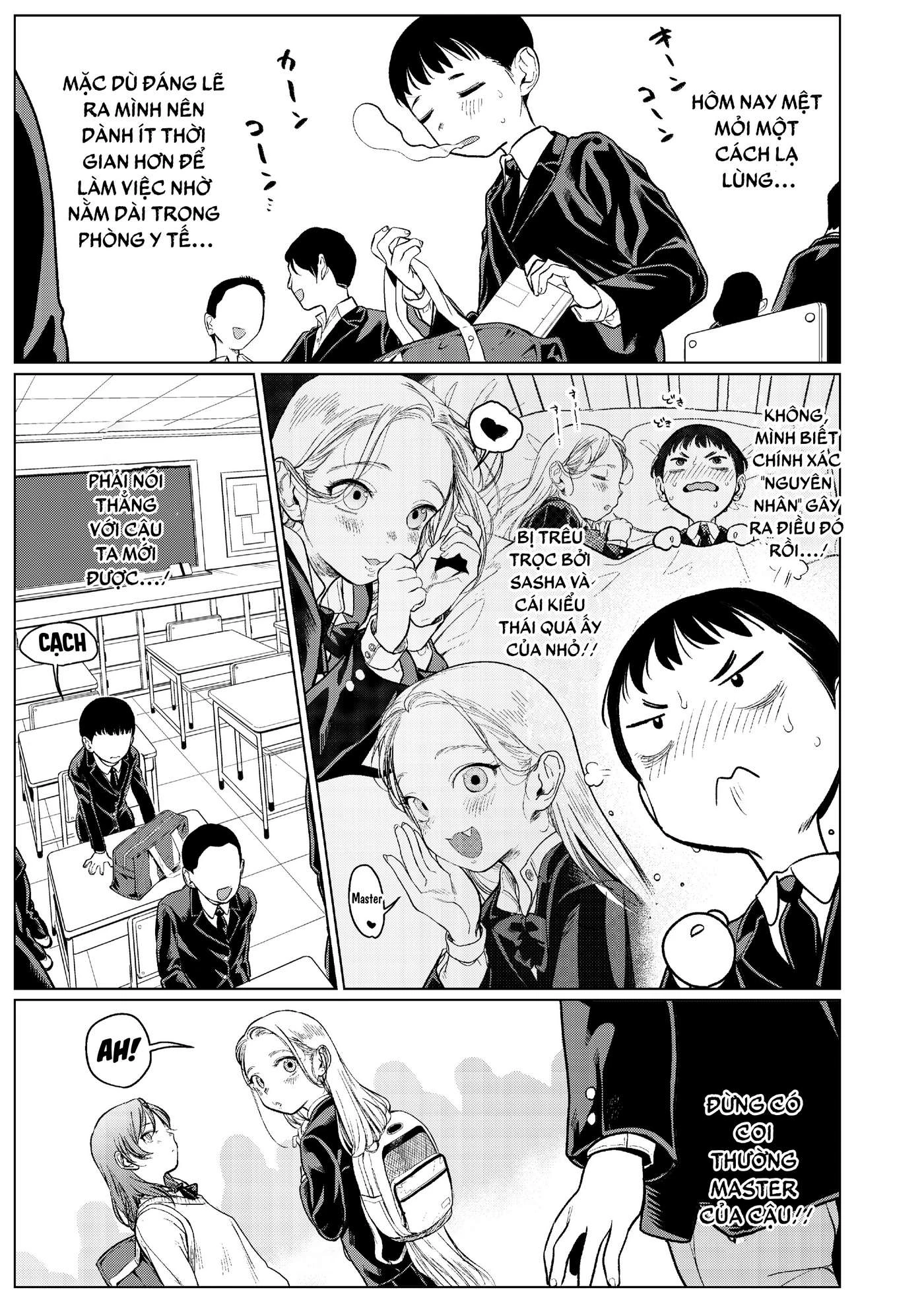 Bé Sơ Trung Sasha Và Thằng Bạn Otaku Cùng Lớp Chapter 5 - 1