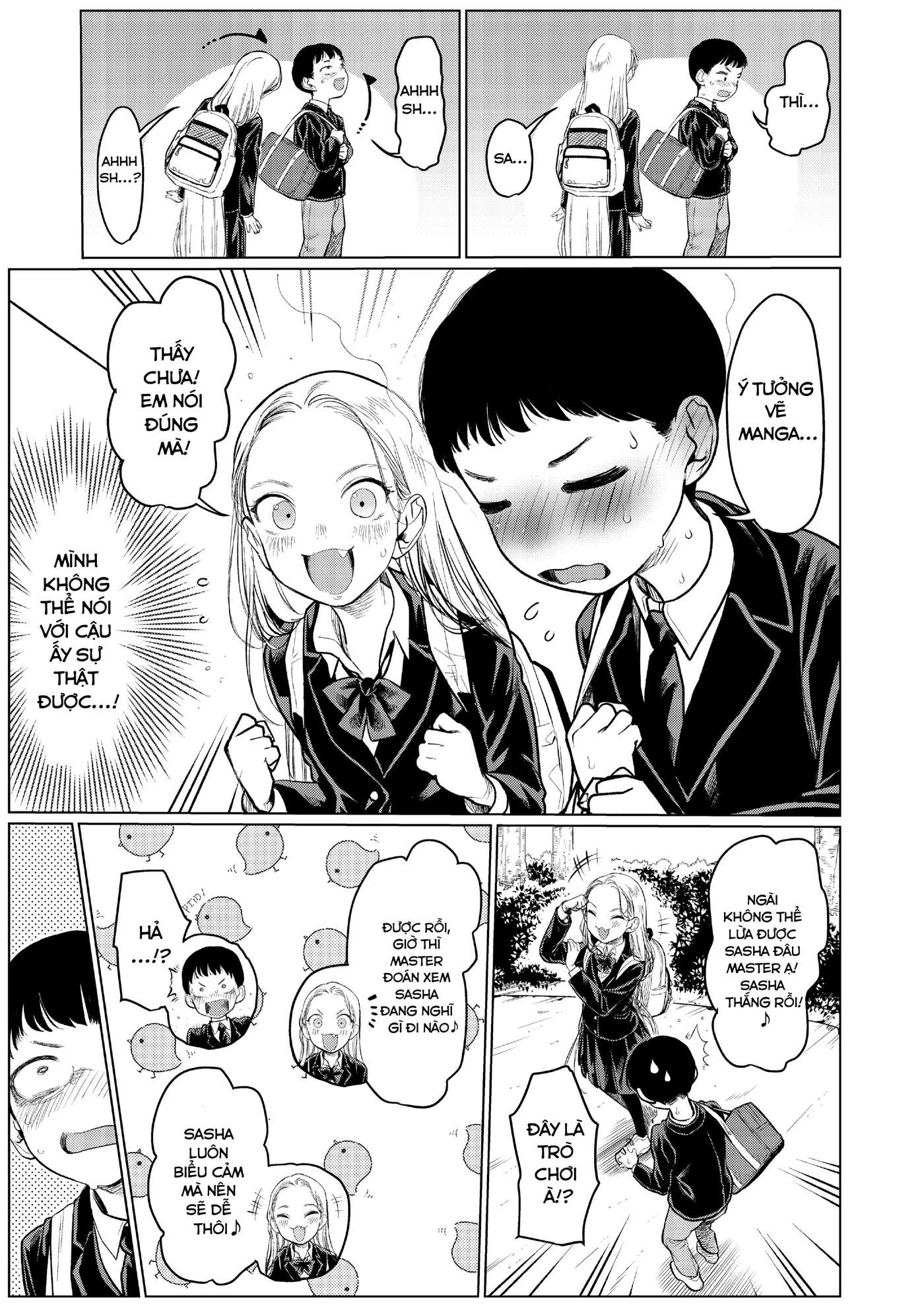 Bé Sơ Trung Sasha Và Thằng Bạn Otaku Cùng Lớp Chapter 6 - 5