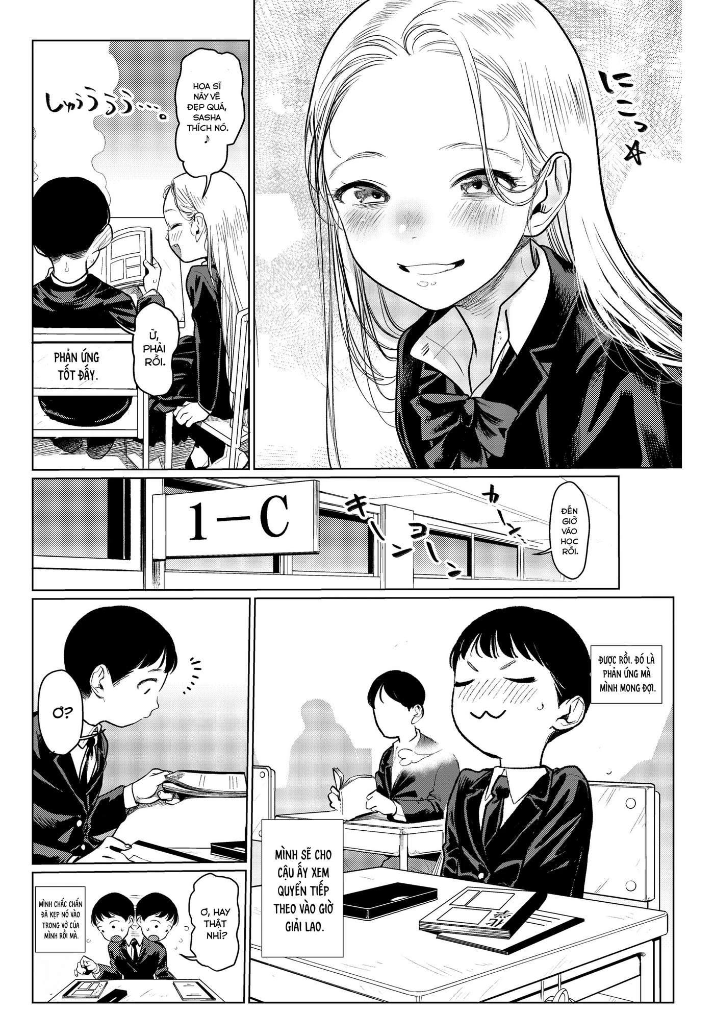 Bé Sơ Trung Sasha Và Thằng Bạn Otaku Cùng Lớp Chapter 7 - 2