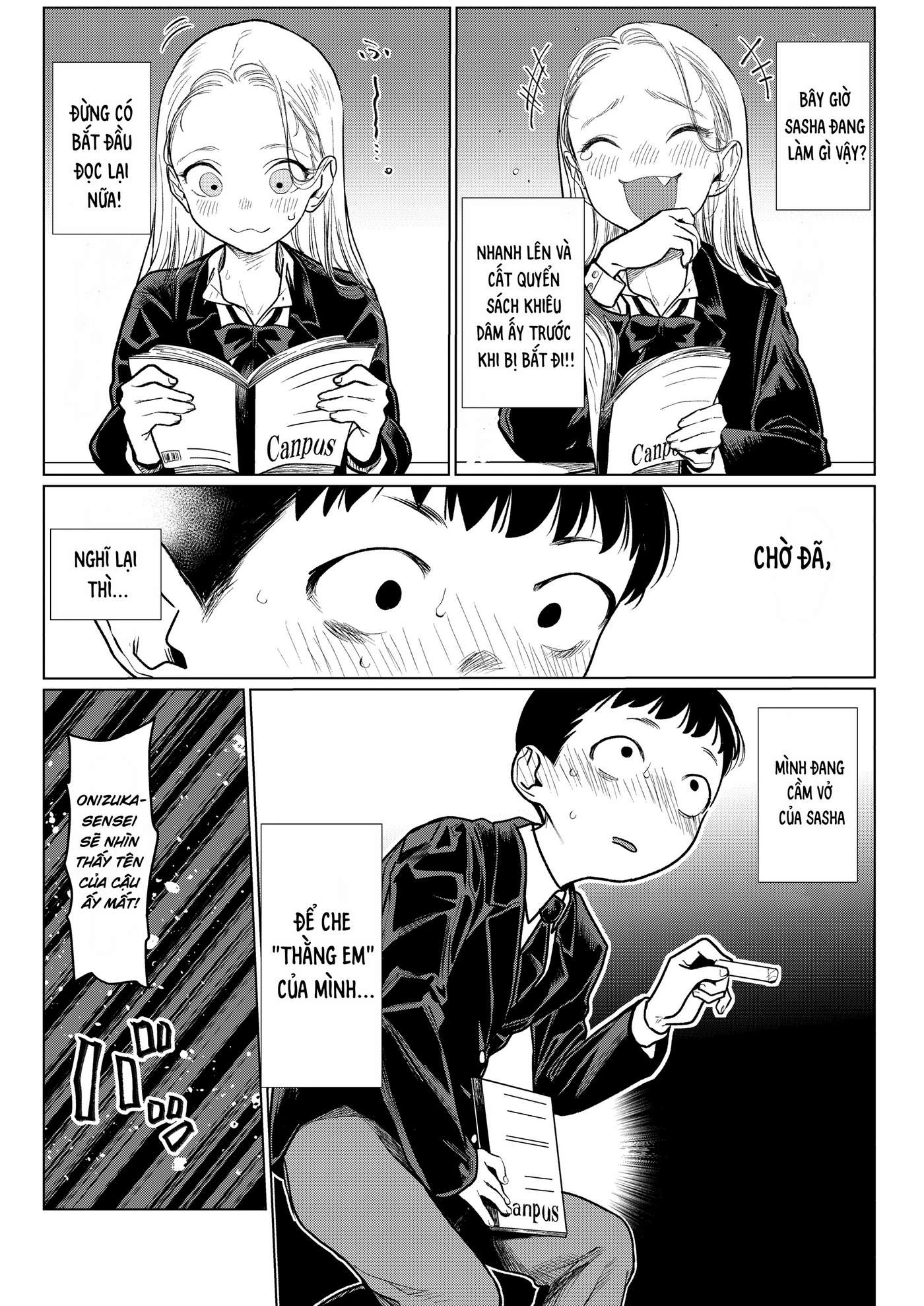 Bé Sơ Trung Sasha Và Thằng Bạn Otaku Cùng Lớp Chapter 7 - 7