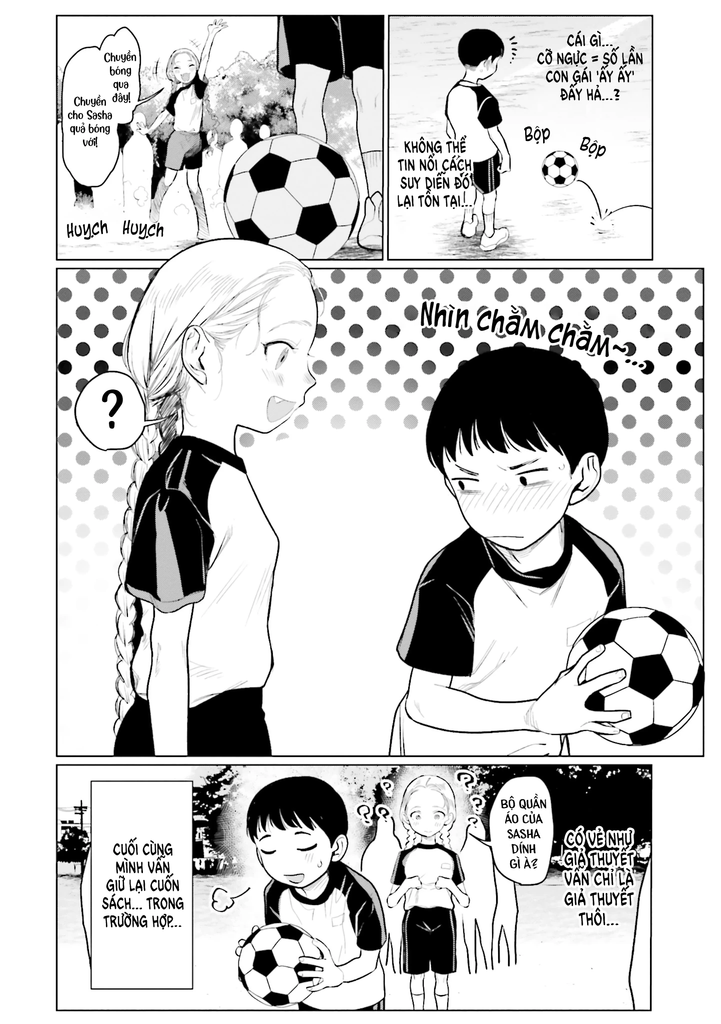 Bé Sơ Trung Sasha Và Thằng Bạn Otaku Cùng Lớp Chapter 8 - 4