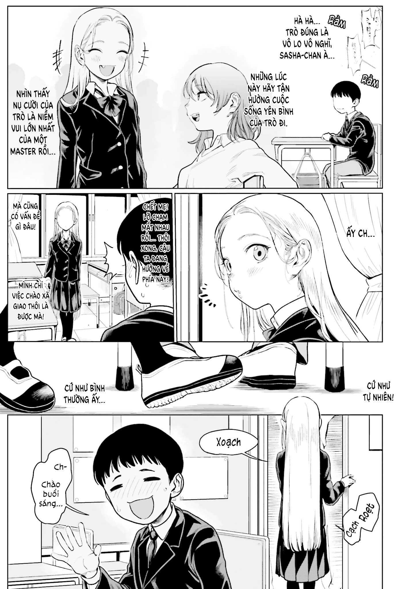 Bé Sơ Trung Sasha Và Thằng Bạn Otaku Cùng Lớp Chapter 9 - 4