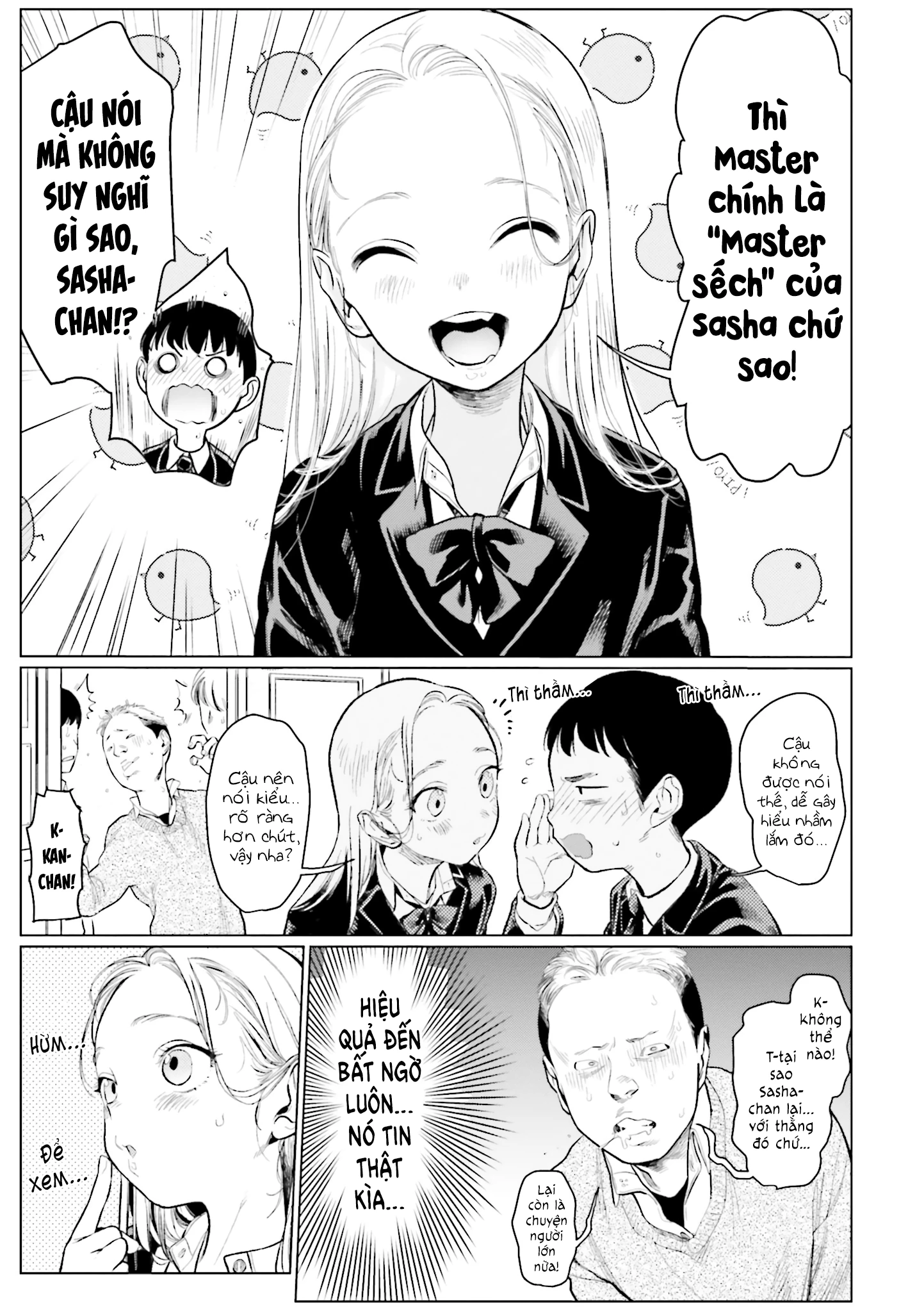 Bé Sơ Trung Sasha Và Thằng Bạn Otaku Cùng Lớp Chapter 9 - 8