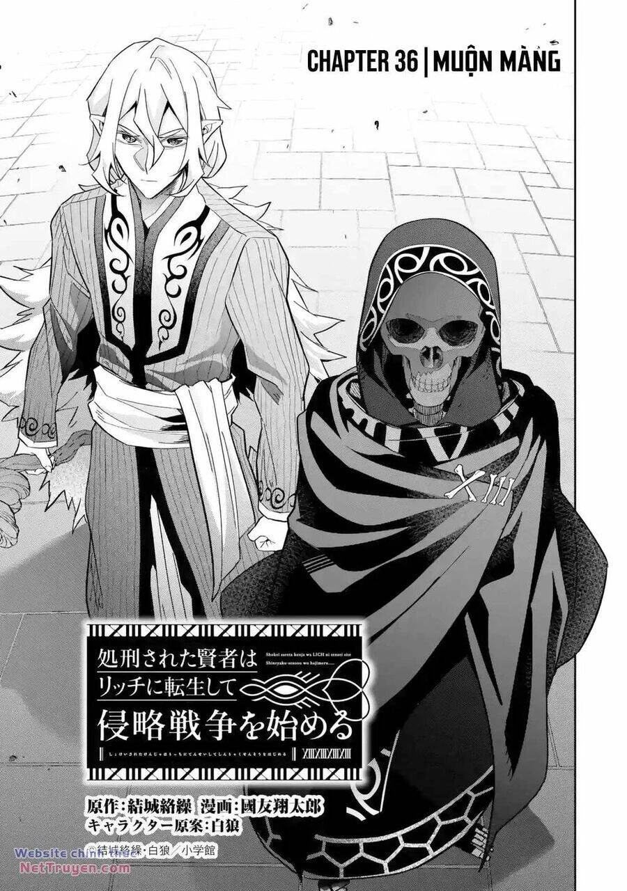 Shokei Sareta Kenja Wa Lich Ni Tensei Shite Shinryaku Sensou Wo Hajimaru Chapter 36 - 4