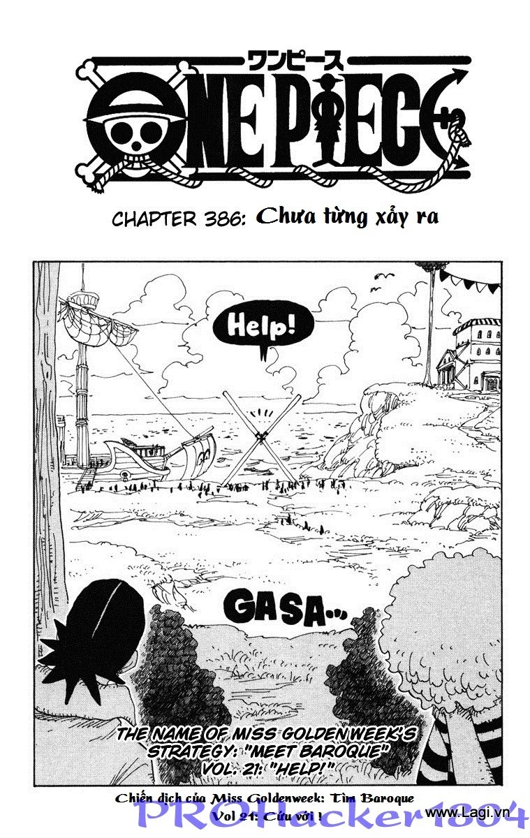 One Piece Chapter 386 - 1