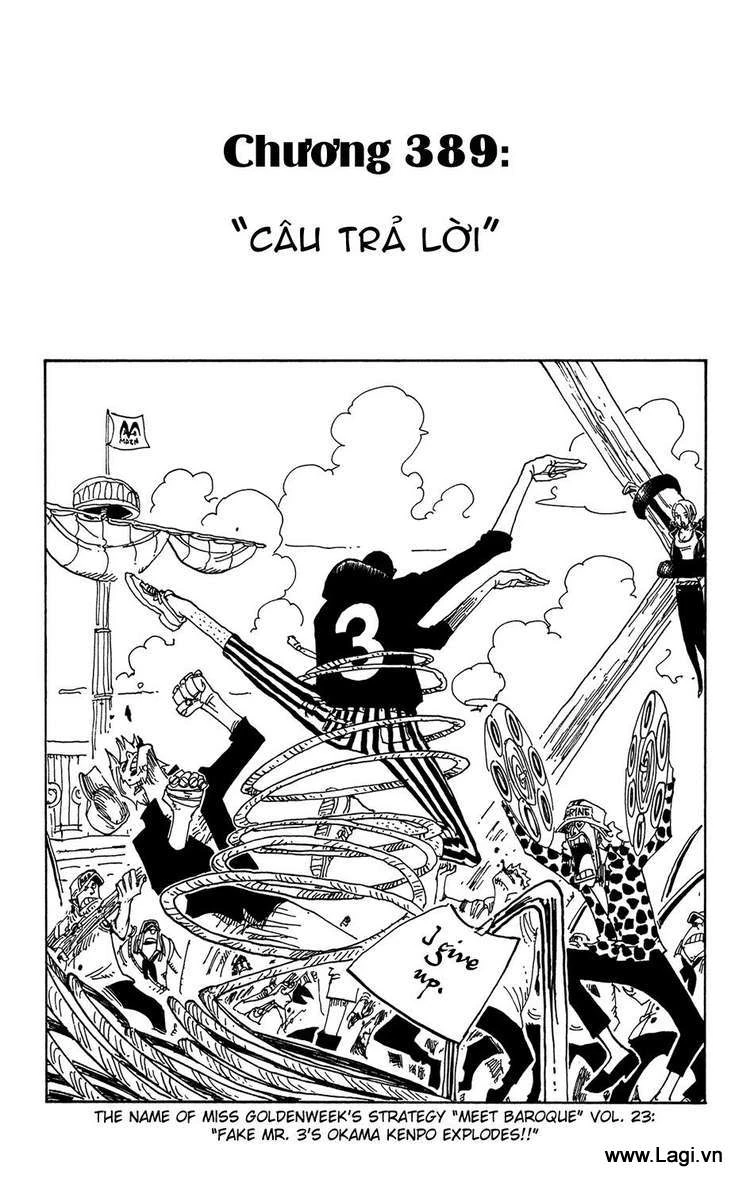 One Piece Chapter 389 - 1