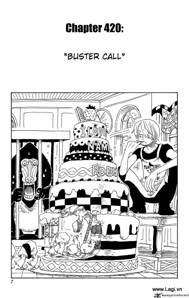 One Piece Chapter 420 - 1