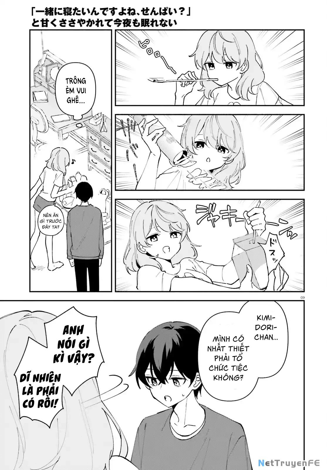 Trị Chứng Mất Ngủ Bằng Asmr Cùng Nhỏ Đàn Em Tinh Nghịch~ Chapter 4 - 9