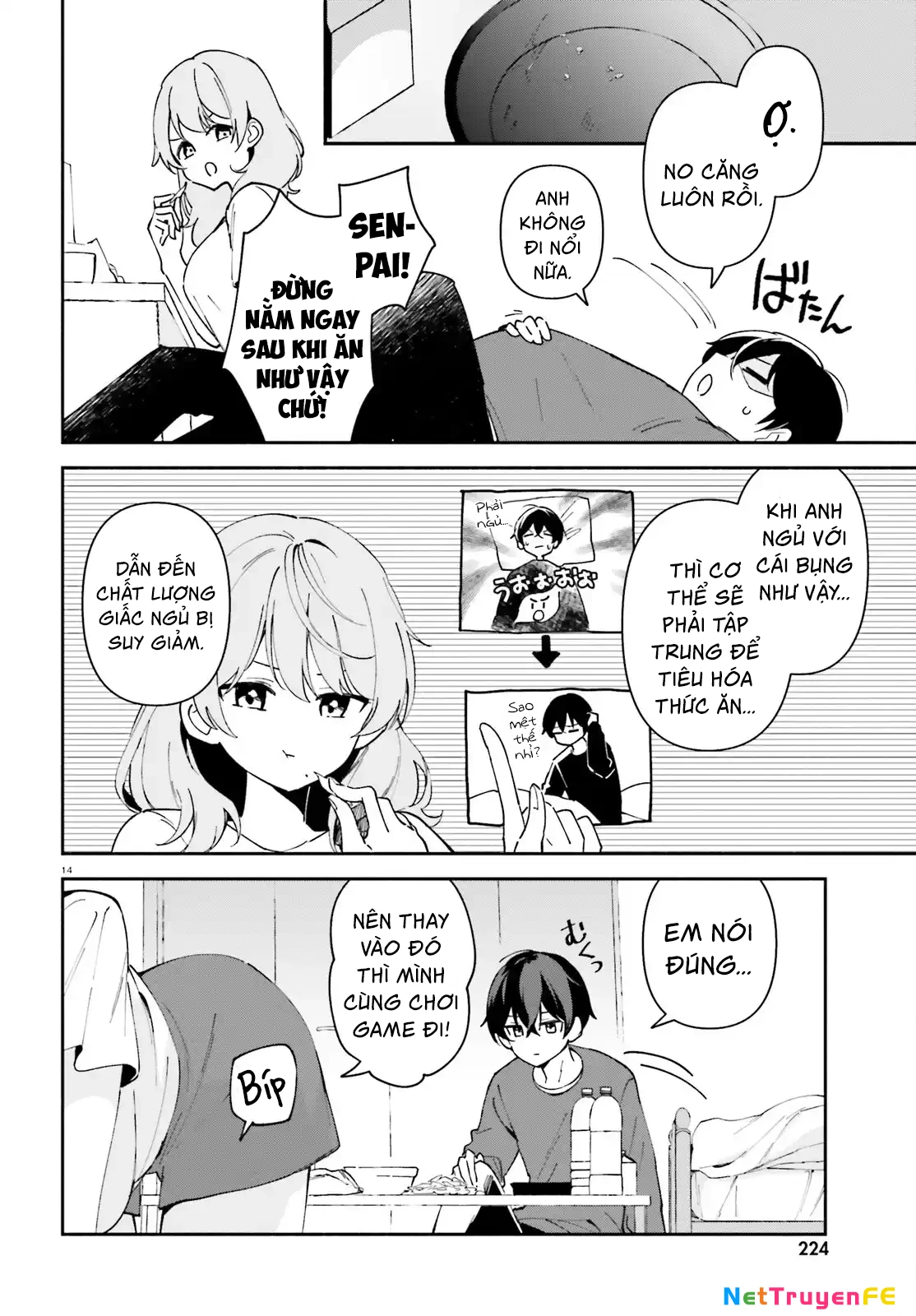 Trị Chứng Mất Ngủ Bằng Asmr Cùng Nhỏ Đàn Em Tinh Nghịch~ Chapter 4 - 14