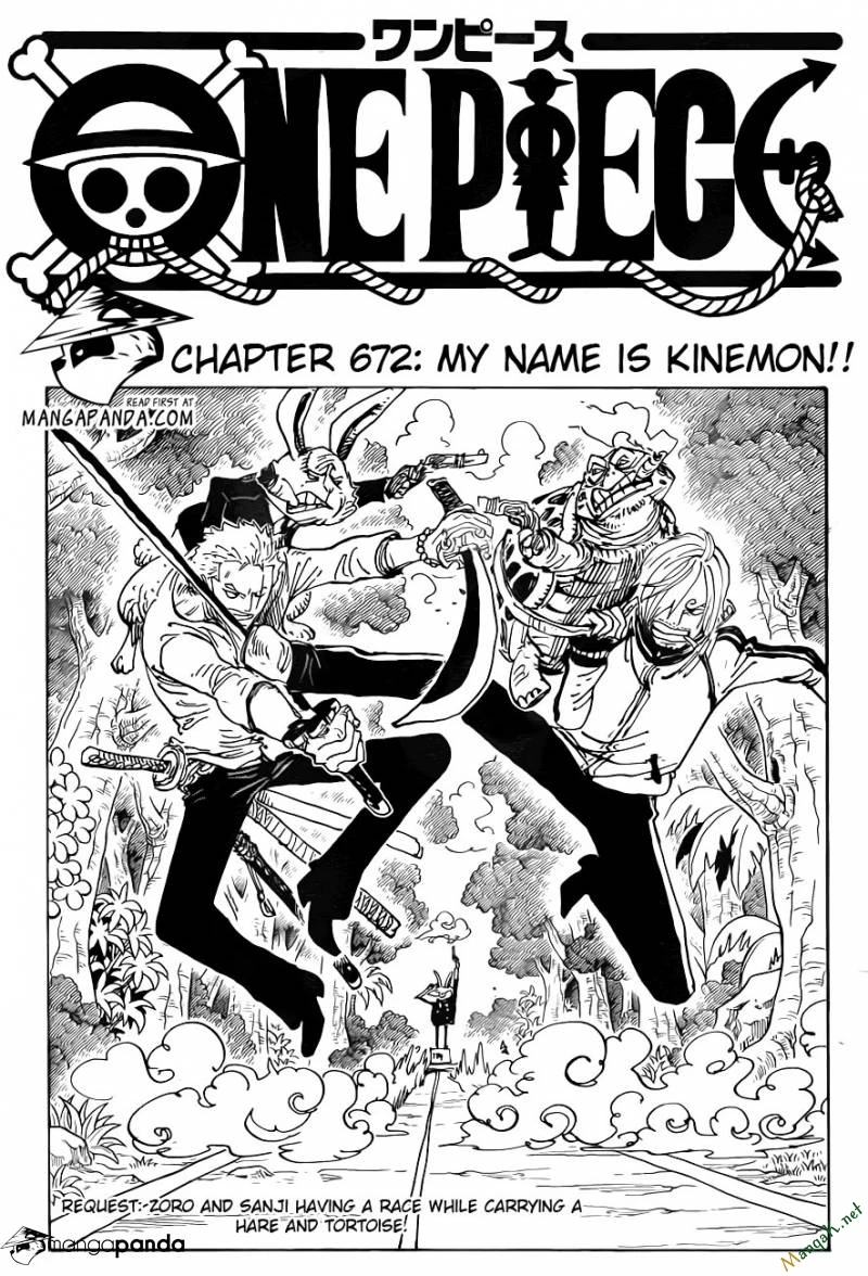 One Piece Chapter 672 - 1