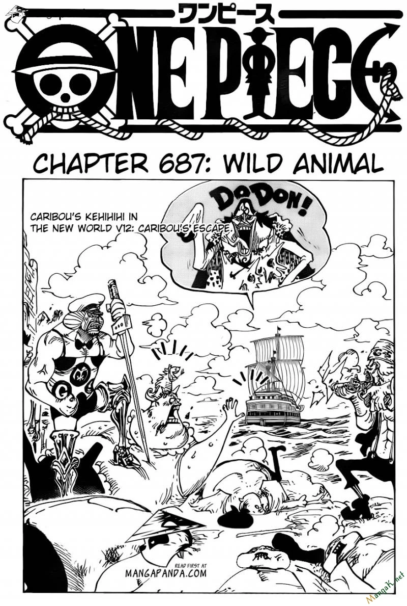 One Piece Chapter 687 - 1
