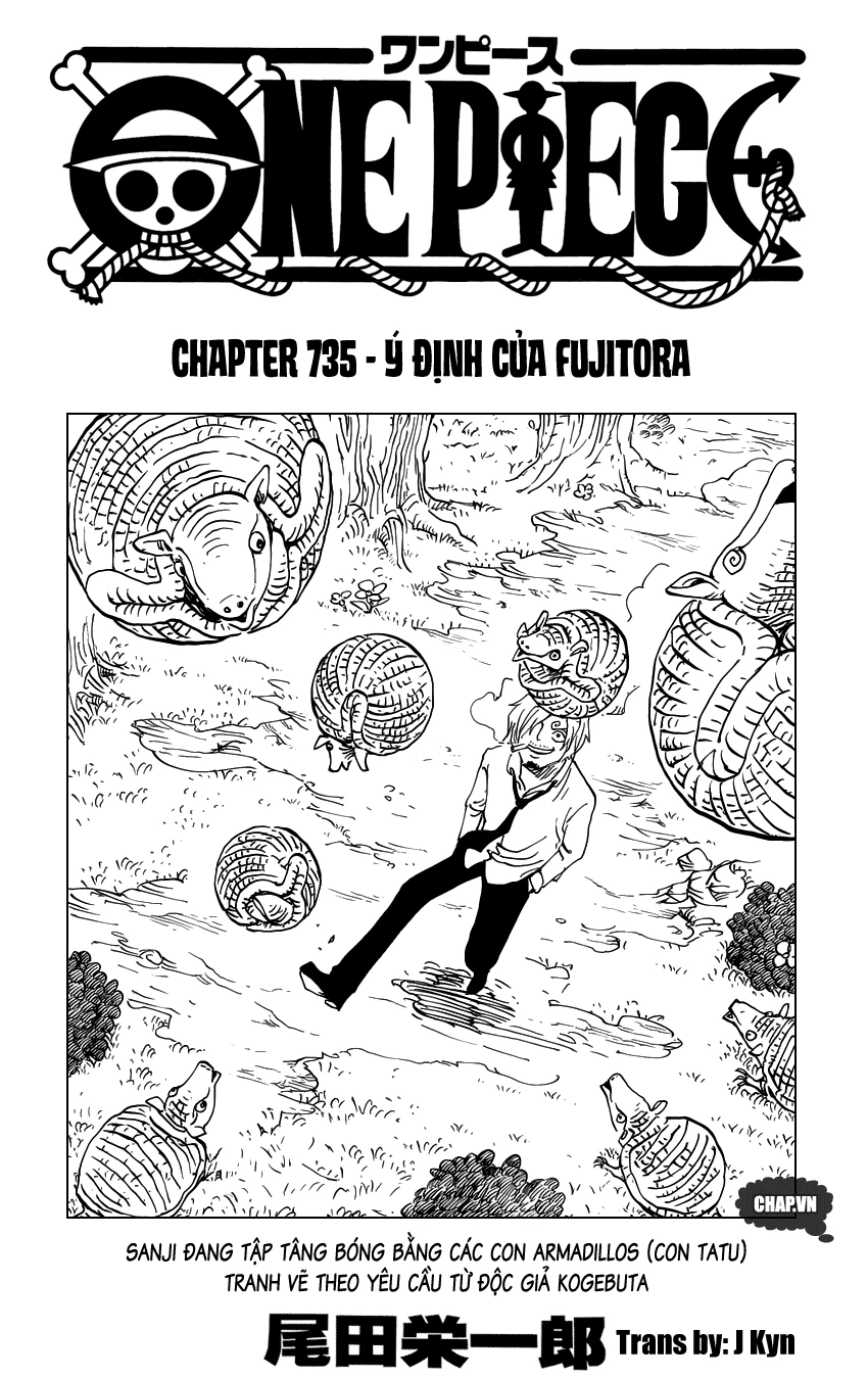 One Piece Chapter 735 - 1