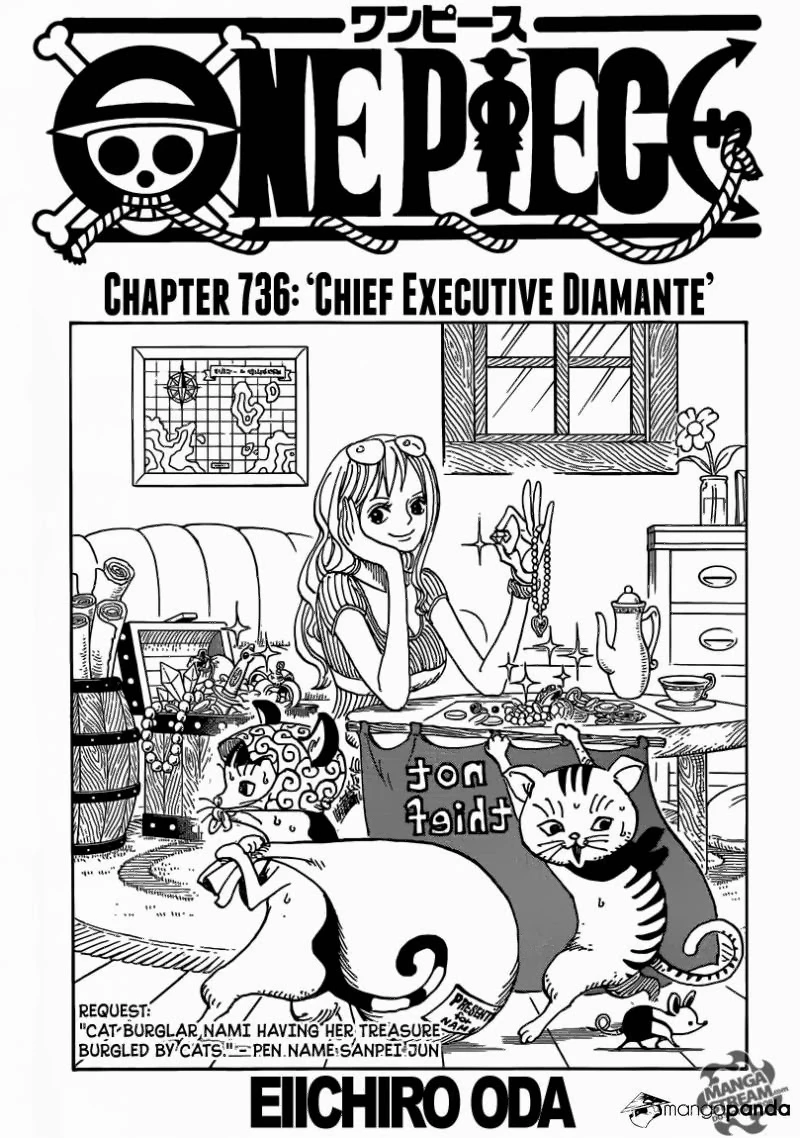 One Piece Chapter 736 - 1