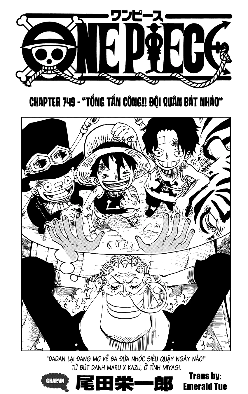 One Piece Chapter 749 - 1