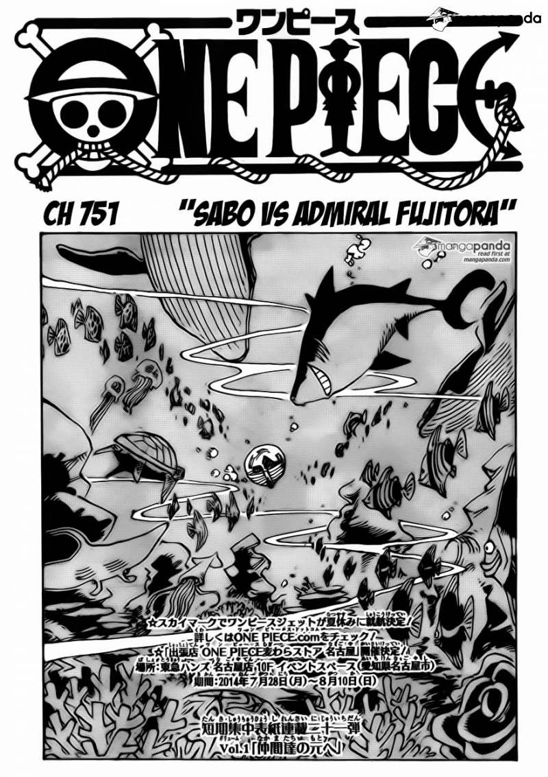 One Piece Chapter 751 - 1