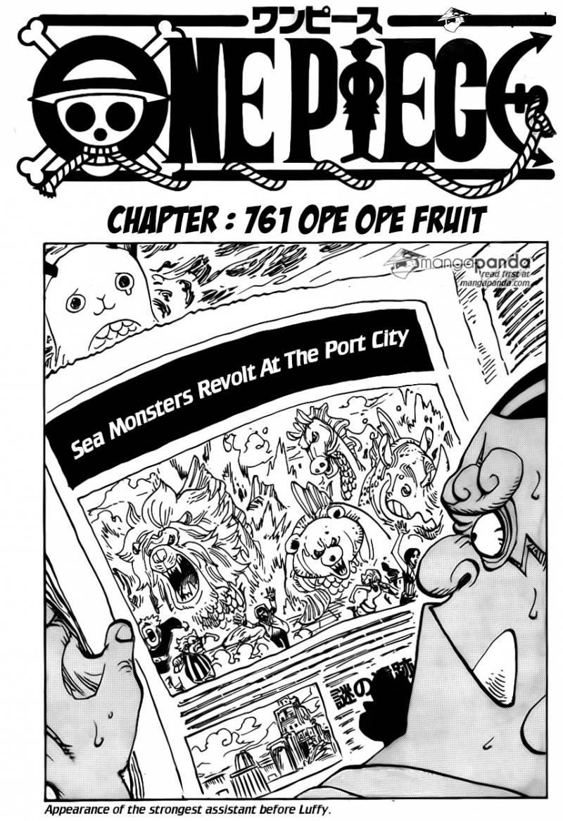 One Piece Chapter 761 - 1