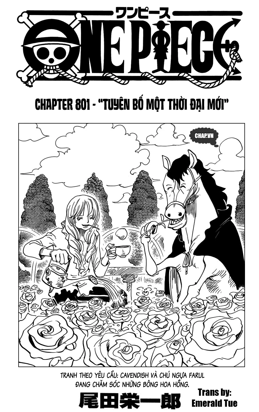 One Piece Chapter 801 - 1