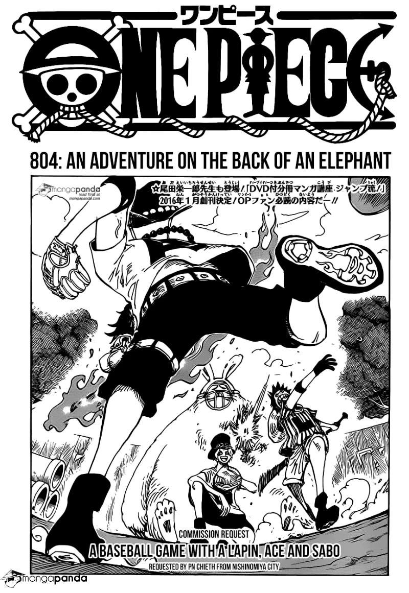 One Piece Chapter 804 - 1