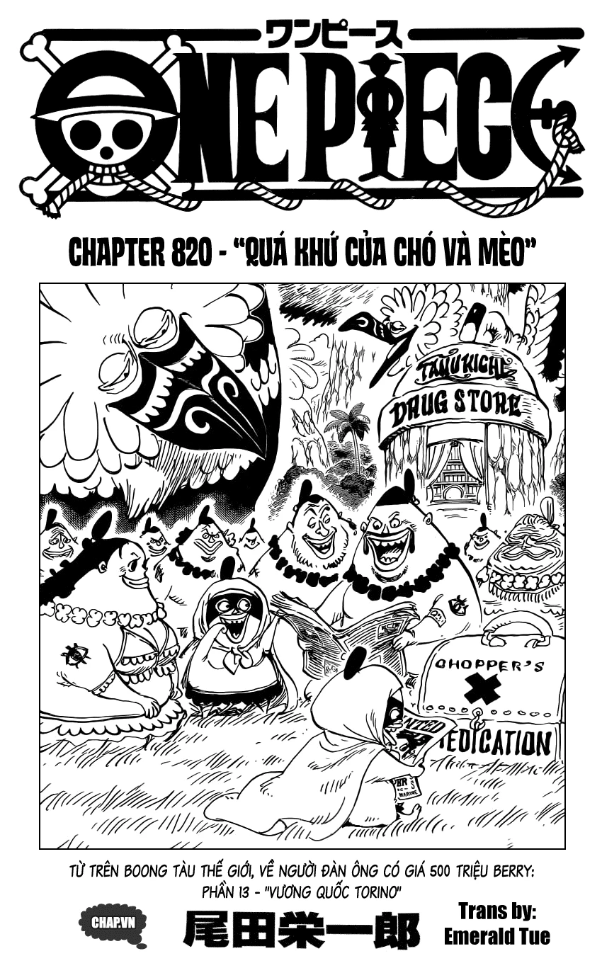 One Piece Chapter 820 - 1
