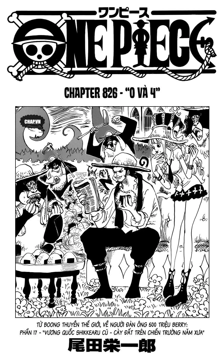 One Piece Chapter 826 - 1