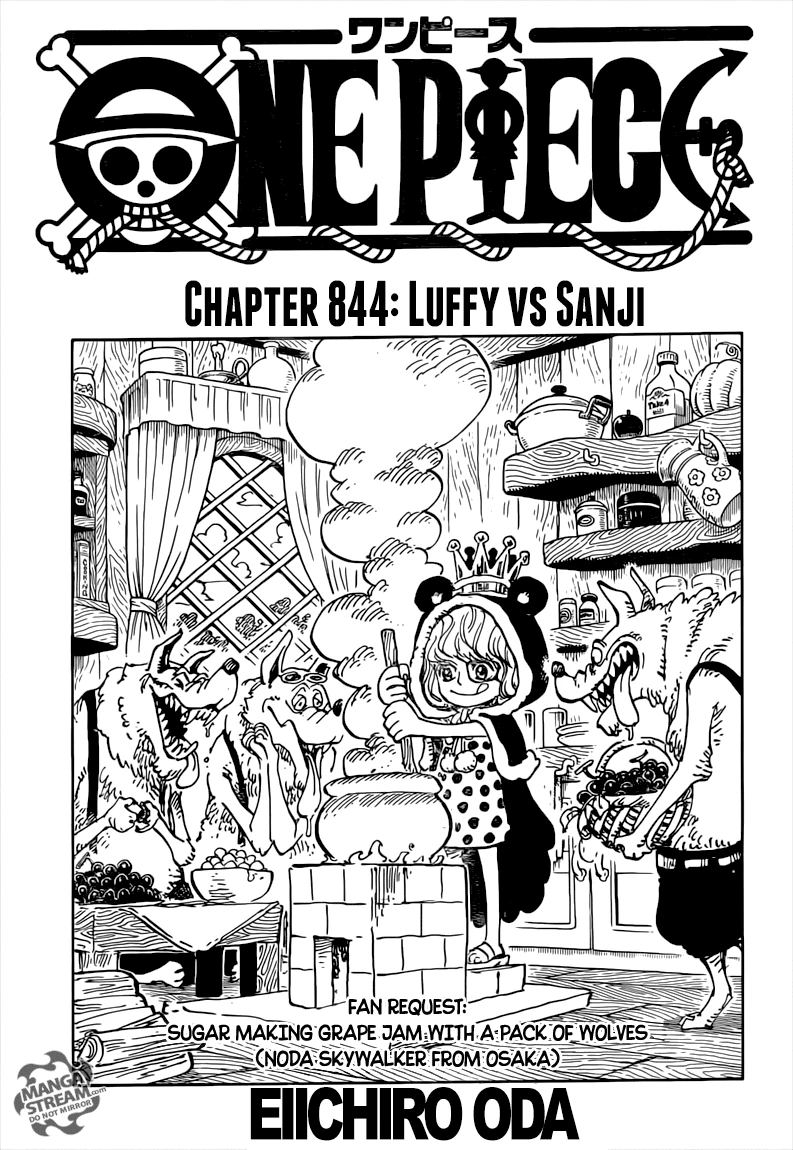 One Piece Chapter 844 - 1