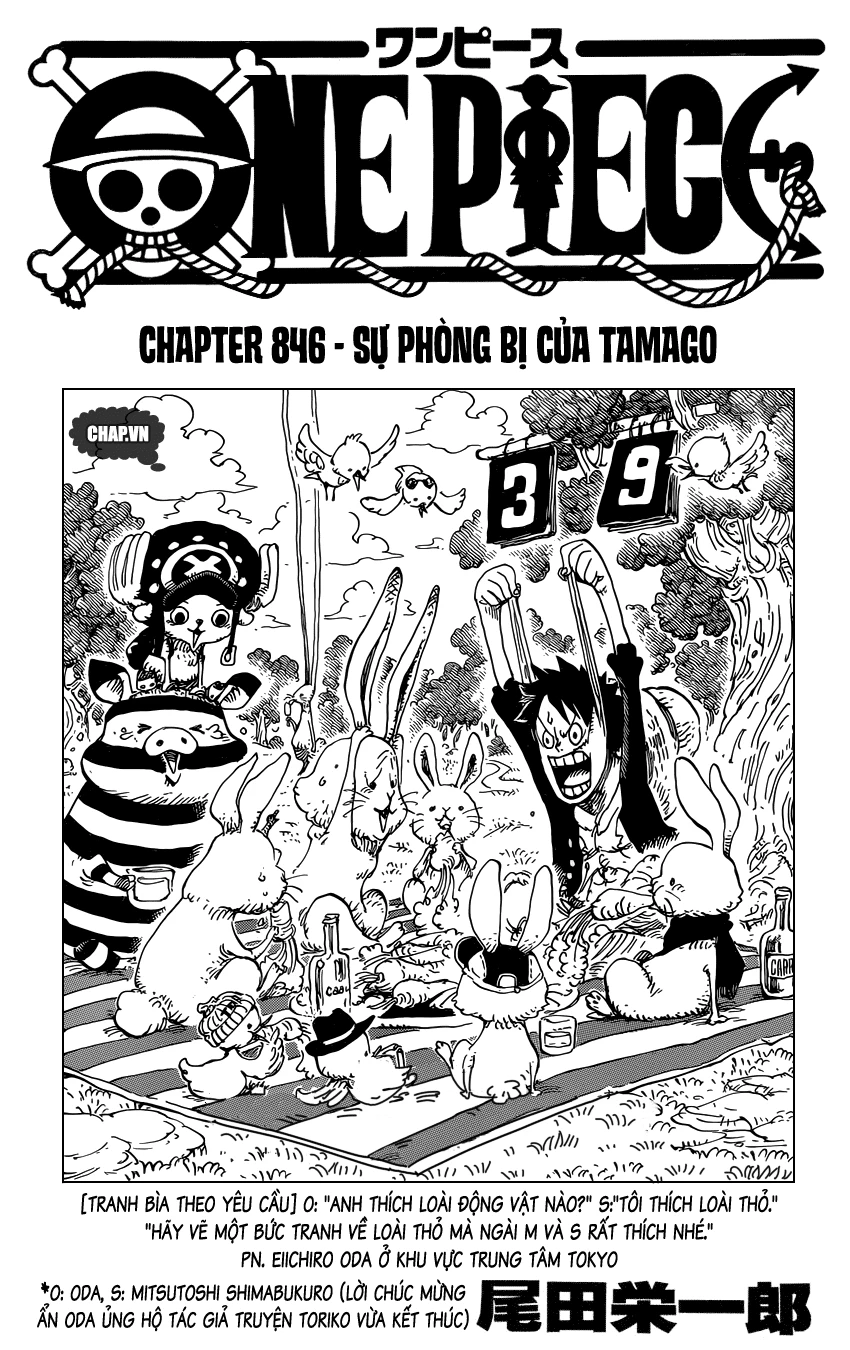 One Piece Chapter 846 - 1