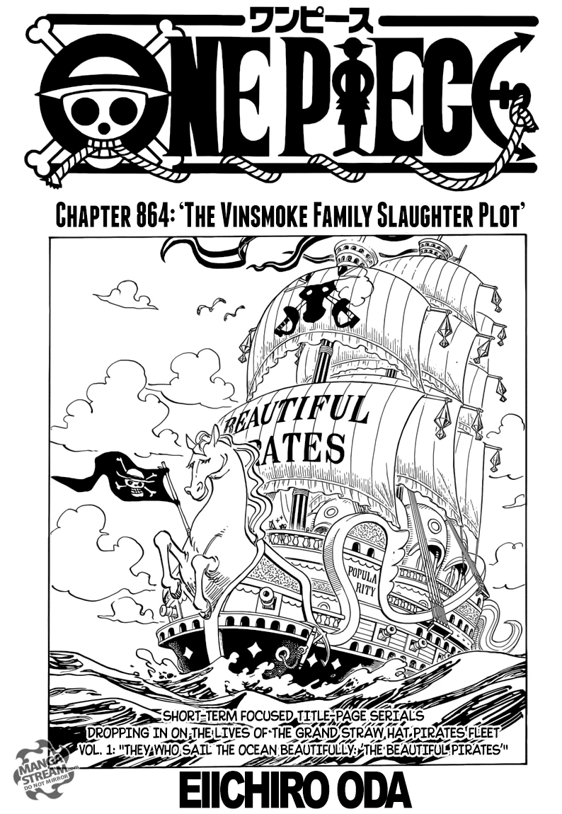 One Piece Chapter 864 - 1