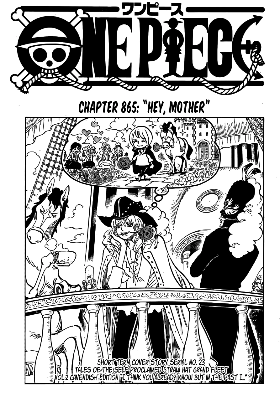 One Piece Chapter 865 - 1