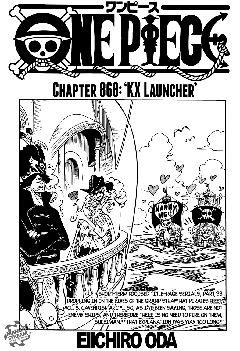 One Piece Chapter 868 - 1
