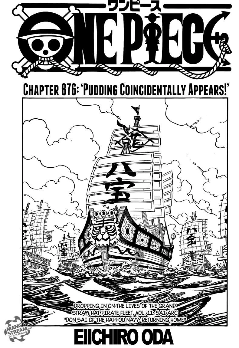 One Piece Chapter 876 - 1