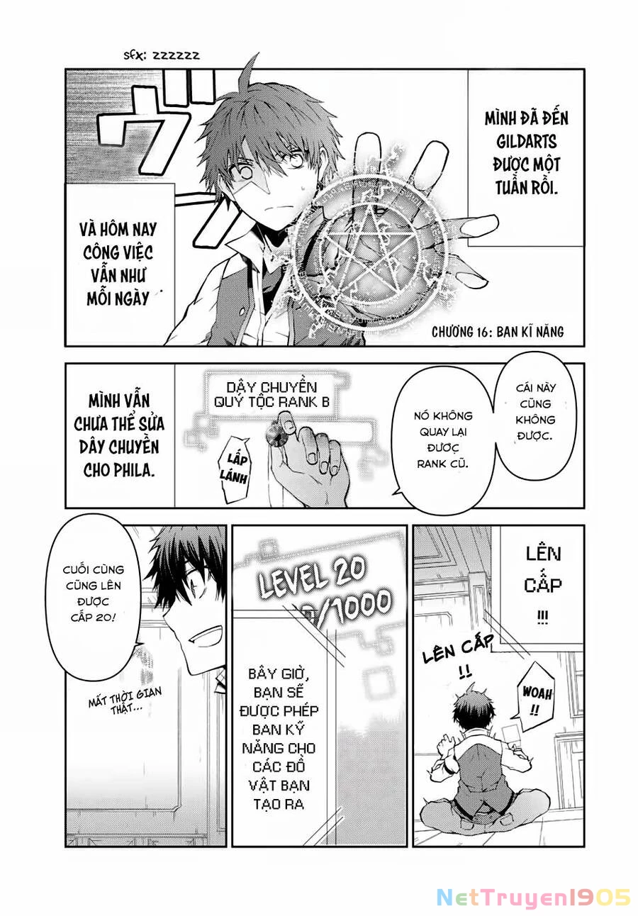 Từ Chức Nghiệp Yếu Nhất Trở Thành '' Thợ Rèn'' Mạnh Nhất Chapter 16 - 4