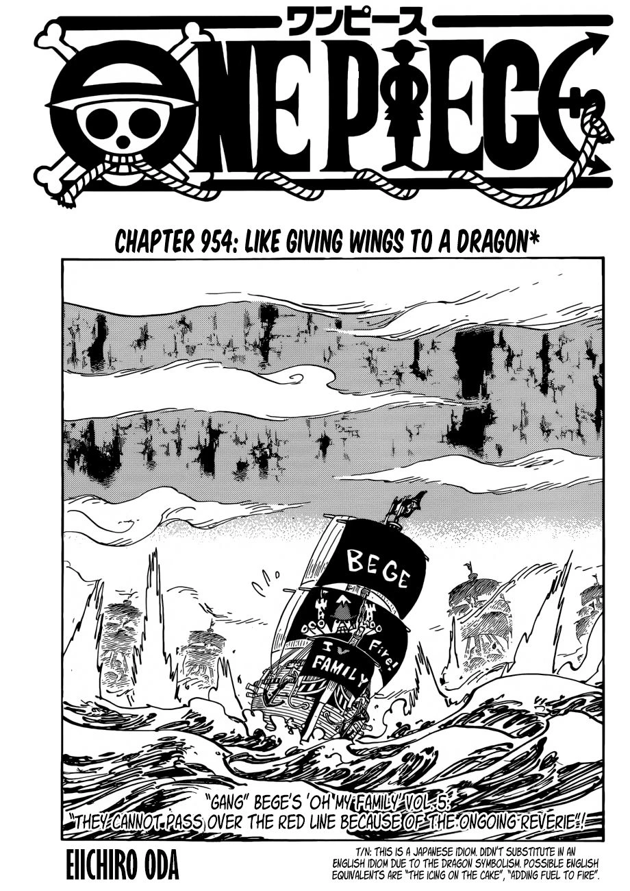 One Piece Chapter 954 - 1