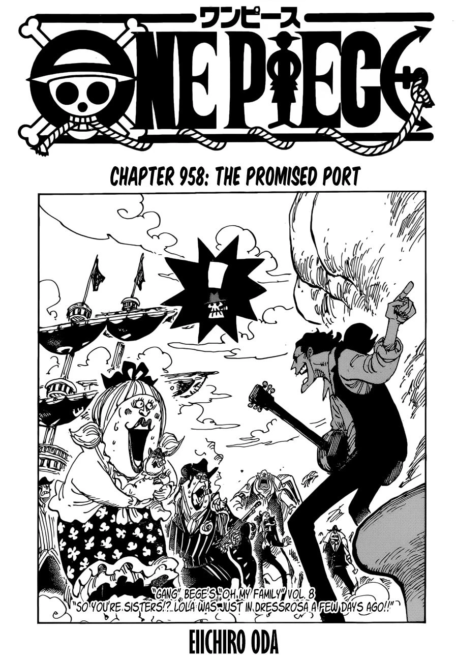 One Piece Chapter 958 - 1